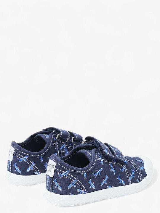 Παιδικά Sneakers με Σκρατς Μπλε