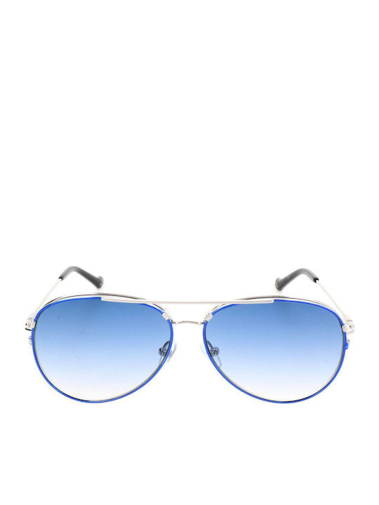 adidas Originals Unisex Sunglasses with Silver Metal Frame AOM016-075022