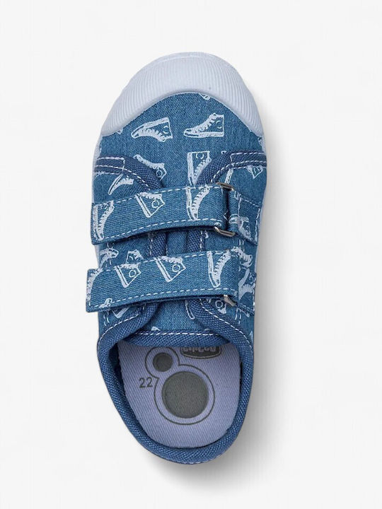Kinder Sneaker mit Bügel- und Schleifenverschluss Blau