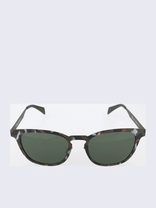 Italia Independent Bărbătești Ochelari de soare cu Multicolor Cadru și Verde Lentilă 0506.093.000