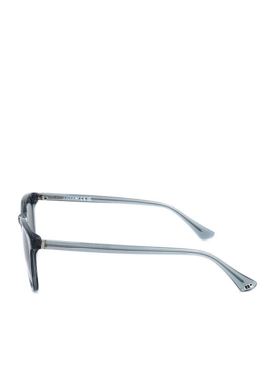 Web Unisex Sunglasses with Gray Plastic Frame and Gray Lens WE0331 84A