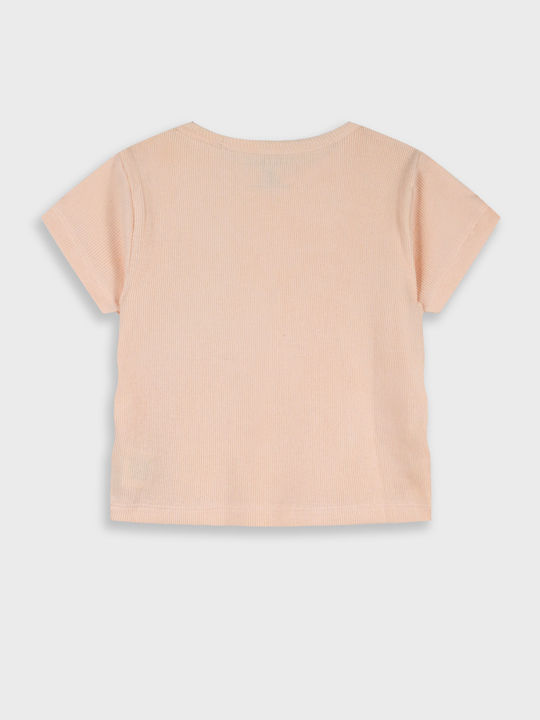 Kids Short-Sleeved Blouse Sweet Coral