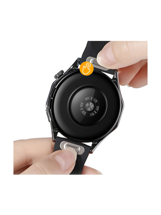 Hoco Wh22 Silikon Samsung Huawei Xiaomi Vivo Oppo Tragbare Bänder 22mm Universell Schwarzes