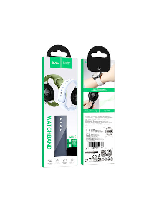 Hoco Wh22 Silikon Tragbare Bänder Samsung Huawei Xiaomi Vivo Oppo Ka 20mm Universell Dunkelblau