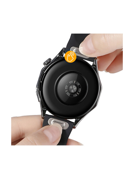 Watchband Hoco Wh22 Silicone Samsung Huawei Xiaomi Vivo Oppo Etc 20mm Universal Black Watchband Hoco Wh22 Silicone Samsung Huawei Xiaomi Vivo Oppo Etc 20mm Universal Black