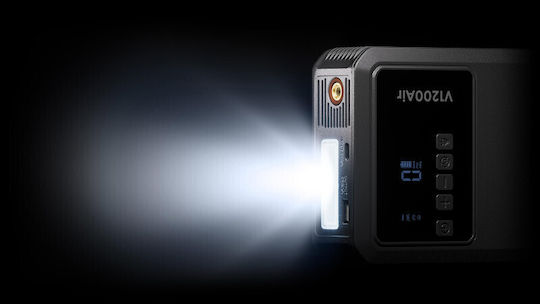 Topdon V1200Air Portable Car Battery Starter 10000mAh with Power Bank / Pump / USB / Flashlight 12V