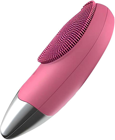 Avizar Ipx7 Ultrasonic Facial Cleansing Deep Massage Brush Pink