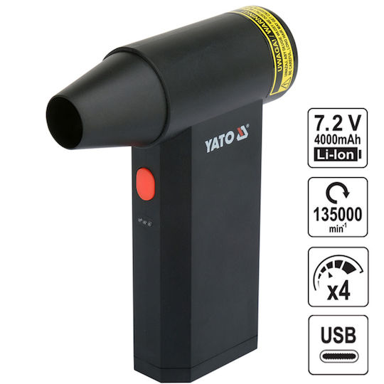 Yato Yt-82938 Rechargeable Mini Turbo Blower