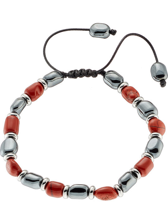 Art Collection Makramee Armband aus Stahl