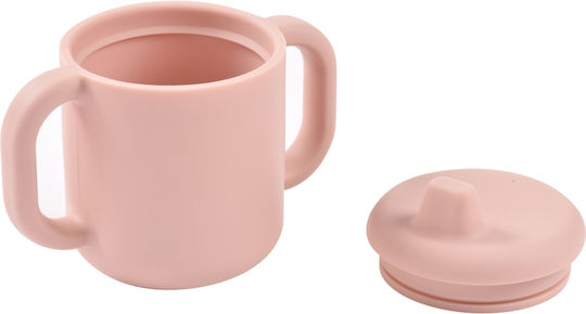 Beaba Детска Чаша от Силикон Розова 170ml за 8m+