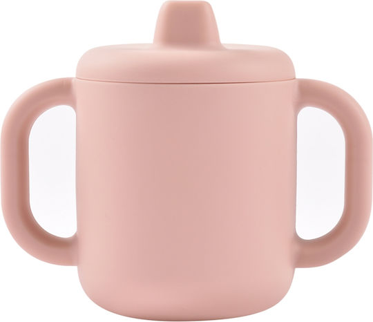 Beaba Детска Чаша от Силикон Розова 170ml за 8m+