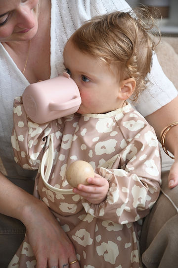 Beaba Детска Чаша от Силикон Розова 170ml за 8m+