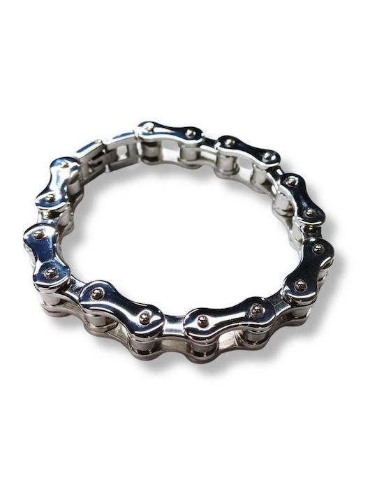 Men's Chain Bracelet Made of Stainless Steel 21cm