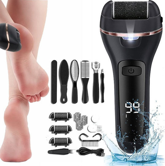 Electric Heel Foot File Wireless Grinder + Accessory Set
