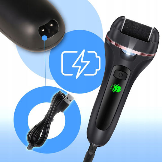Electric Heel Foot File Wireless Grinder + Accessory Set