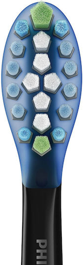 Philips Sonicare C3 Premium Plaque Defence Electric Toothbrush Replacement Heads for Standard Black HX9044/33 4pcs