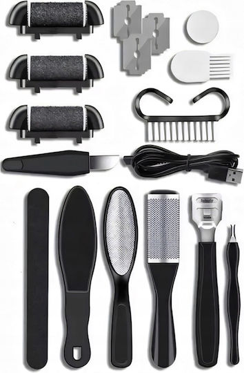 Electric Heel Foot File Wireless Grinder + Accessory Set