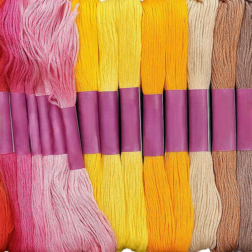 Set 150 Fire Colorate Clește Zola Broderie Împletitură Proiecte Handmade 8 M Lungime Fir Poliester Multicolor