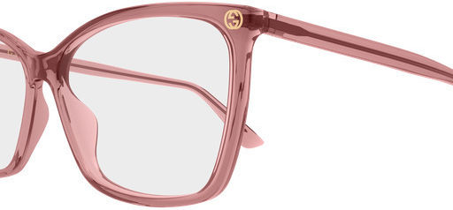 Gucci Gg0025o 023 58 Brillengestelle mit Rezept Farbe Rosa