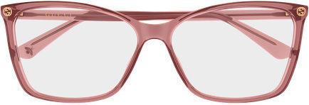 Gucci Gg0025o 023 58 Brillengestelle mit Rezept Farbe Rosa