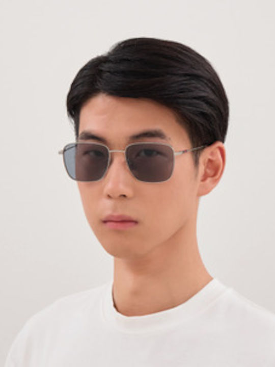 Gucci Unisex Sunglasses with Silver Frame and Silver Mirror Lens GG2097SK 003