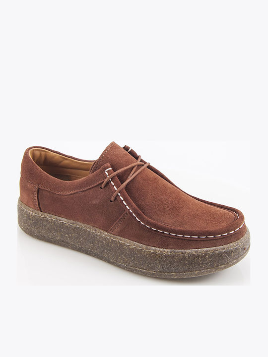 Leather Women's Loafers in Gray Colour