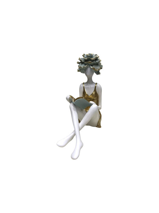 Zen Collection Figurină Decorativă Din Polirosină Fată 9x21x24cm