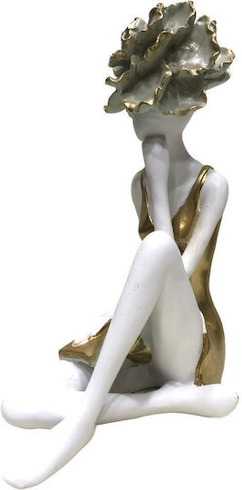 Zen Collection Dekorative Figuren Polyresin Mädchen 10,5x16,5x24,5cm