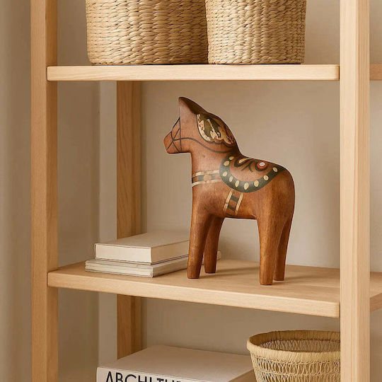 Phos & Gaia Dekorative Pferd aus Holz Fale