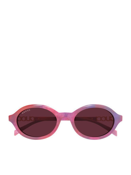 Gucci Γυαλιά Ηλίου Μωβ με Κοκκάλινο Σκελετό Gucci Γυαλιά Ηλίου Μωβ με Κοκκάλινο Σκελετό