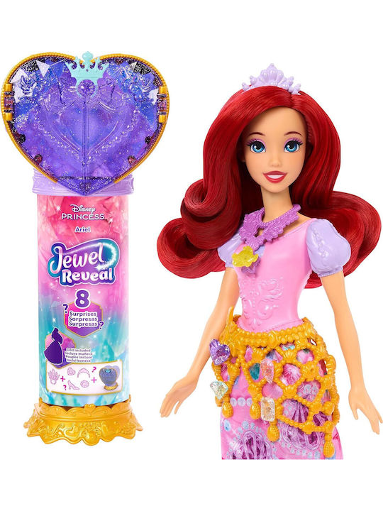 Παιχνιδολαμπάδα Mattel Disney Princess Jewel Reveal Ariel Jhl49 Jhl48