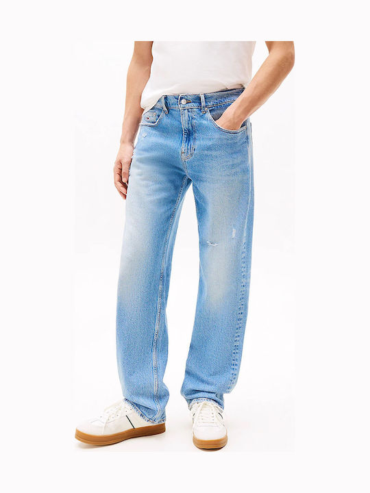 Men's Jeans Pants with Relaxed Straight Fit Denim