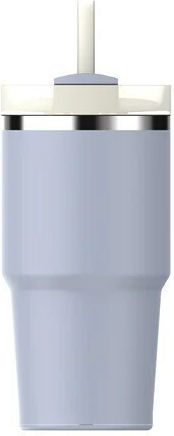 Stanley Quencher Glass Thermos Stainless Steel BPA Free 590ml Dew Drop With Straw