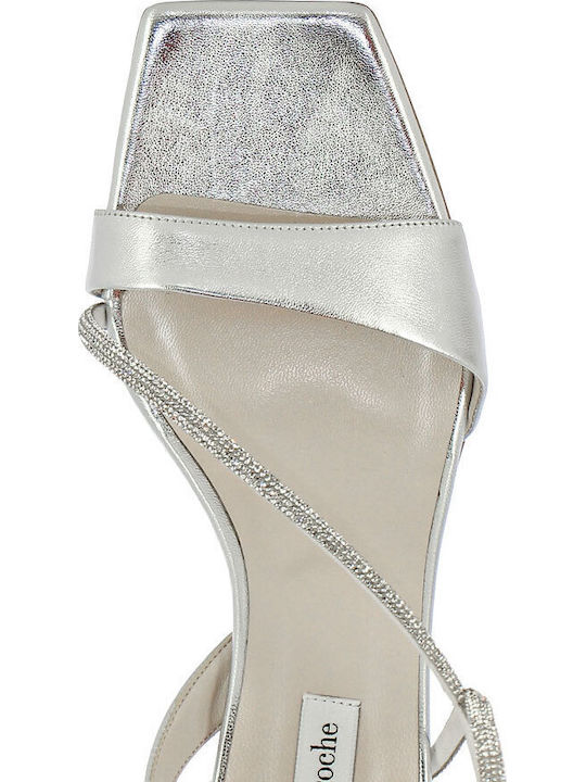 Damen Sandalen Silber