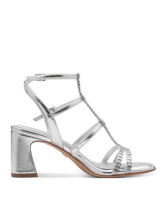 Damen Sandalen Silber