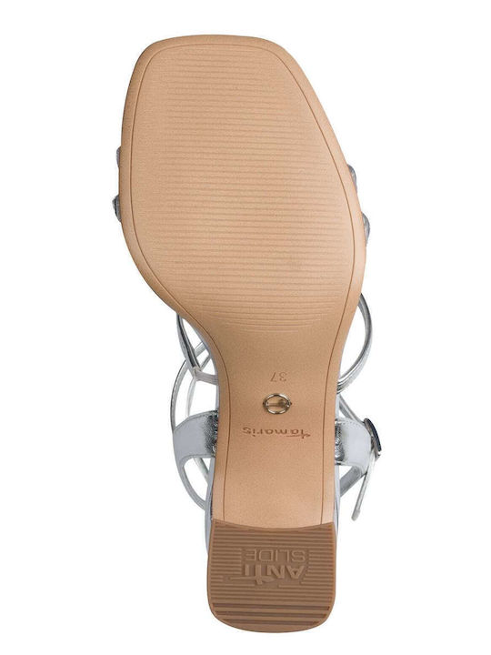 Damen Sandalen Silber