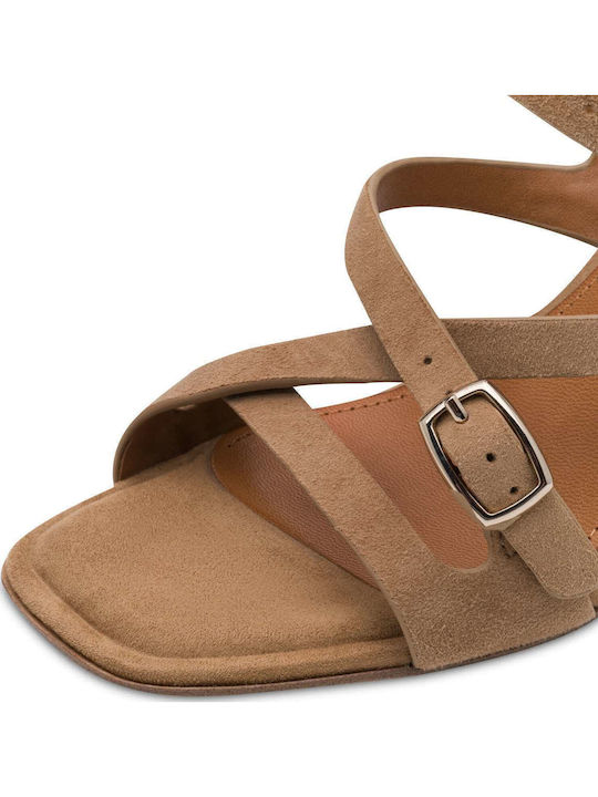 Suede Πέδιλα Μπεζ