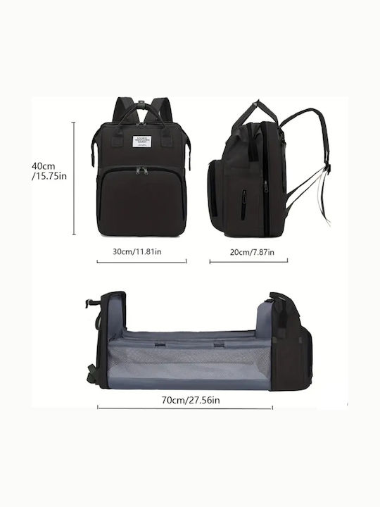 Rucsac Dama Textil Negru