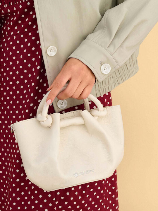 Women's Handbag Beige 9T23448-Off White