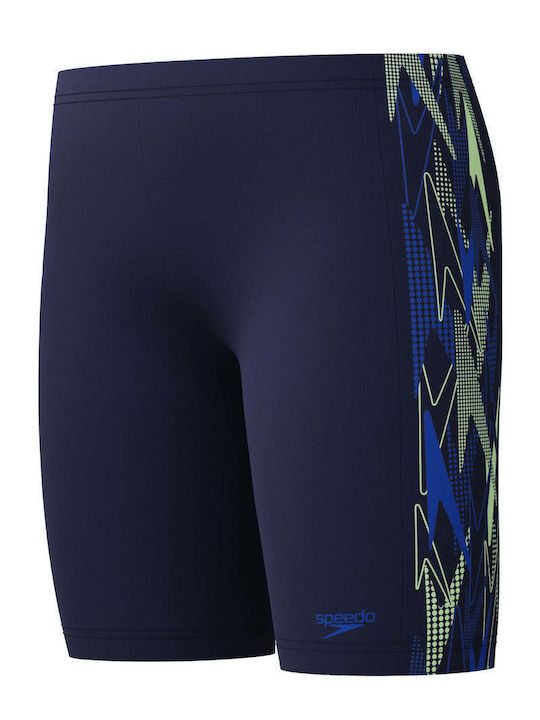 Speedo Placement Jammer Costum De Înot Pentru Competiții Verde