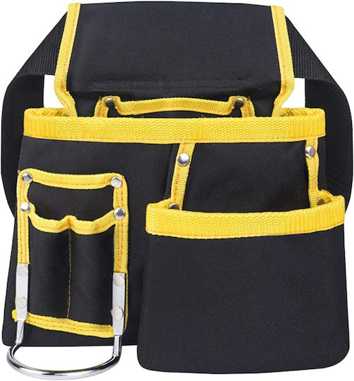 Tool Tool Belt Zola 11 Pockets 1 Hammer Holder Adjustable Ergonomic Polyester 54x24 Cm Black Yellow