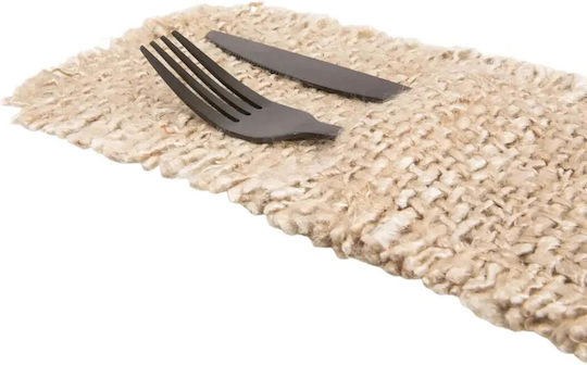 Set of Cotton Cutlery Cases Natural Sheen 4 Pieces Pgsi0139