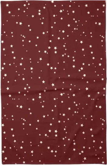 Set Of Christmas Cotton Kitchen Towels Stars 2 Pieces Pgst0066