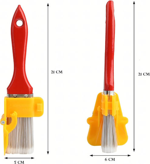 Professionelle Pinsel Malerei Ecken Kanten Zola 180° Einstellbarer Griff 21 x 3 cm