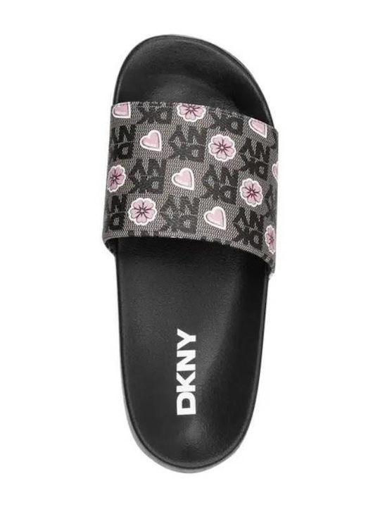 DKNY Zella Slides Μαύρα
