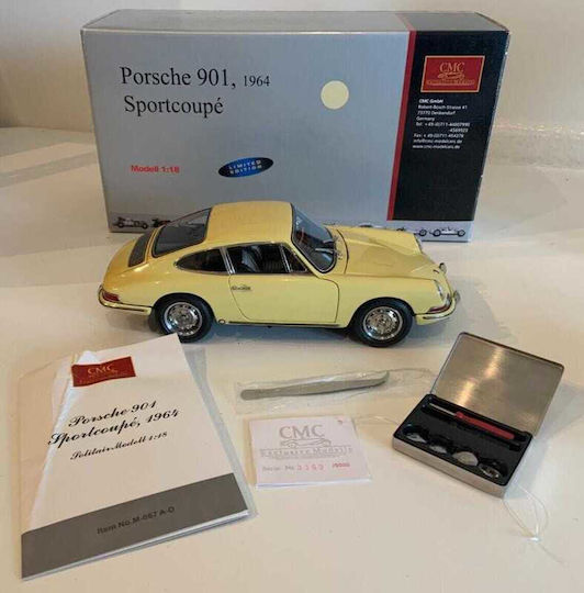 1:18 Cmc 1964 Porsche 901 Sportcoupe Champagne Yellow Limited Edition M-067a