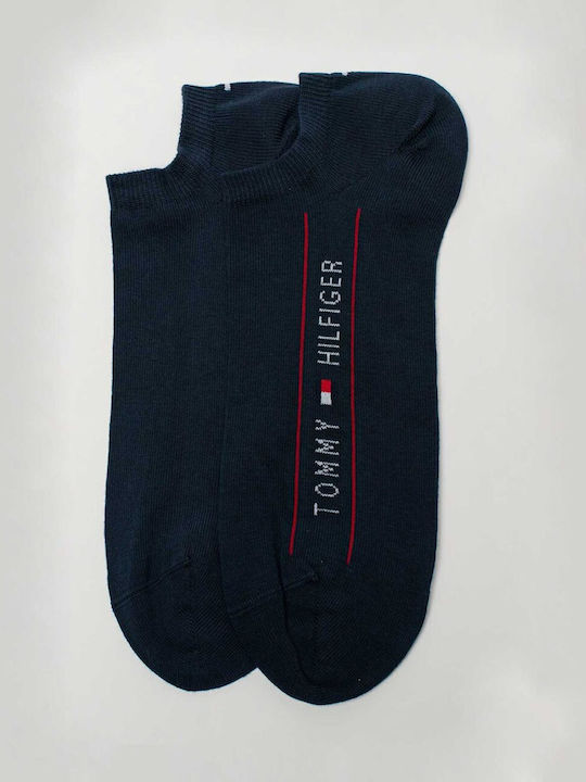 Tommy Hilfiger Ανδρικές Κάλτσες με Σχέδια Navy 2Pack