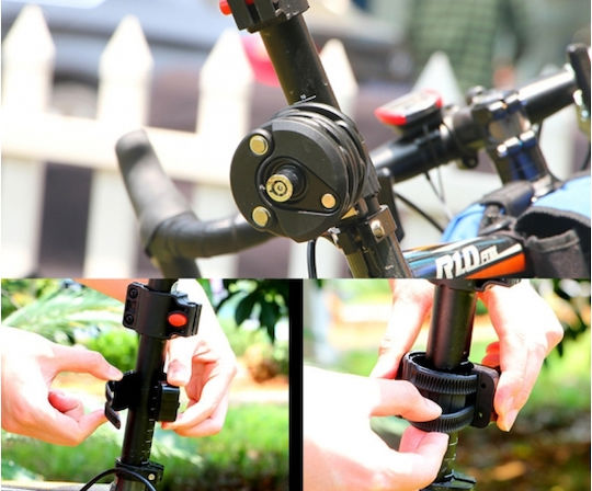 Zola Fahrradschloss Rahmen Rad Befestigung 3 Schlüssel Stahl Faltbar 3 Mm Dicke Schwarz