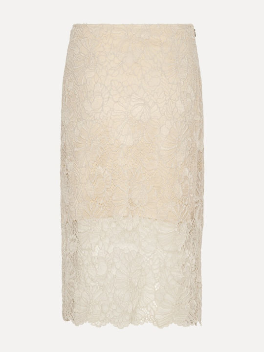 Midi Damenröcke Creme