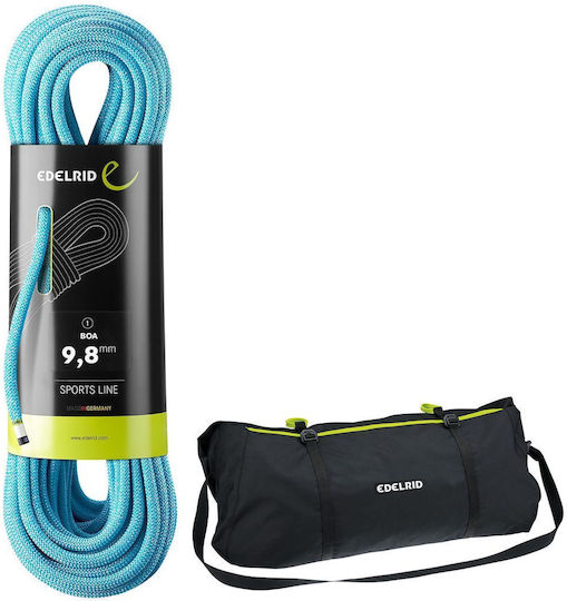 Edelrid Динамично Въже За Планинарство С Дължина 80м Синьо